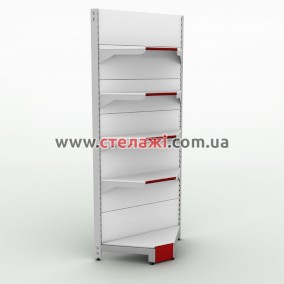 Кутові внутрішні торгові стелажі для магазину